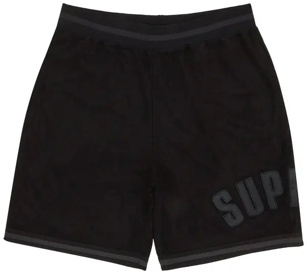 Supreme Ultrasuede Mesh Short 'Black'