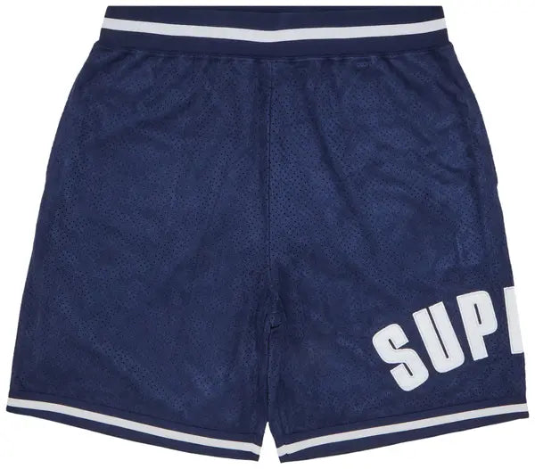 Supreme Ultrasuede Mesh Short 'Navy'