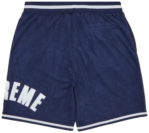Supreme Ultrasuede Mesh Short 'Navy'