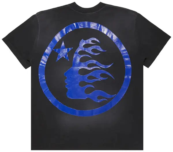 Hellstar Sports Core Gel Logo T-Shirt 'Black/Royal Blue'
