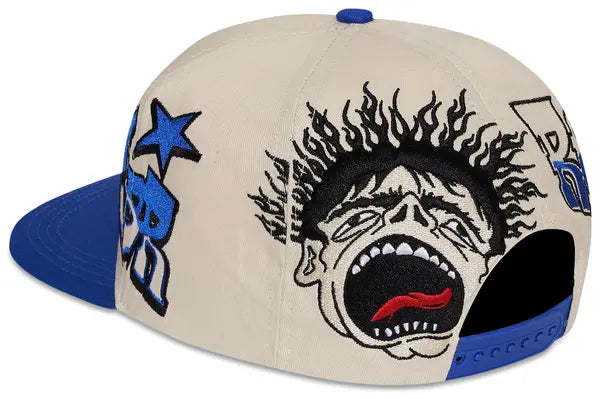 Hellstar Records Snapback Hat 'Blue/White'