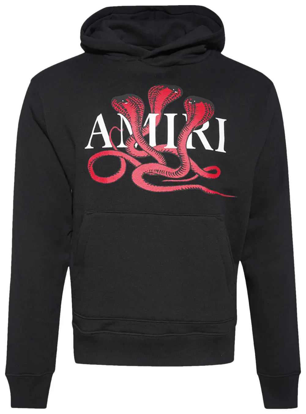 Amiri Snake Hoodie 'Black/Red'