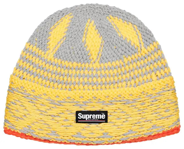Supreme Diamond Beanie 'Grey'