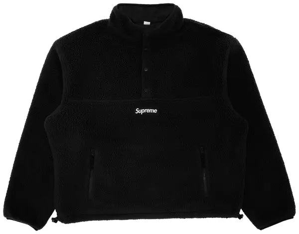 Supreme Polartec Shearling Reversible Pullover 'Black'
