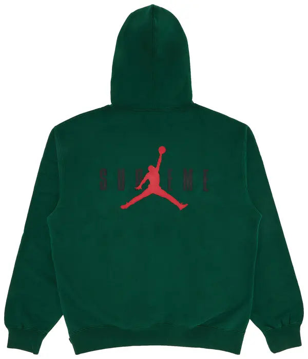 Supreme x Jordan Hooded Sweatshirt 'Green'