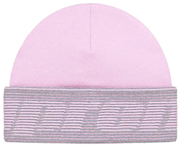 Supreme Reflective Jacquard Beanie 'Light Pink'