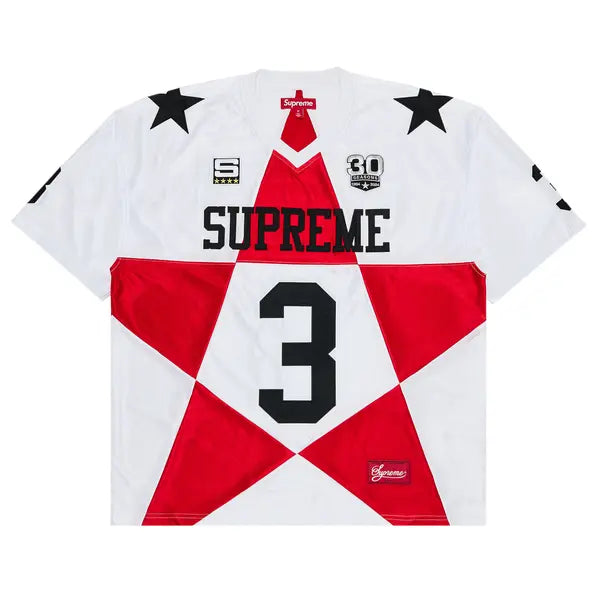 Supreme Star Football Jersey 'White'