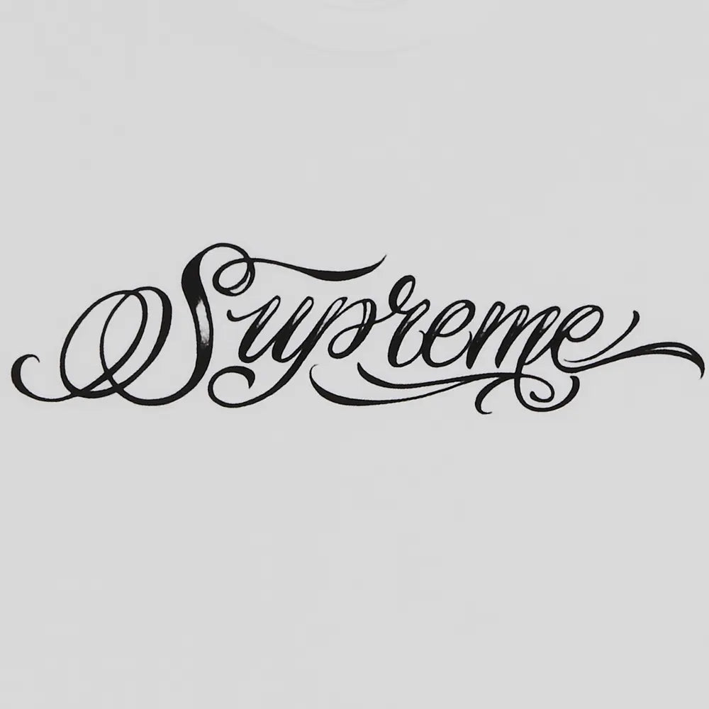 Supreme Script Tee 'White