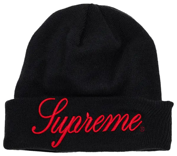 Supreme New Era Script Beanie 'Navy'
