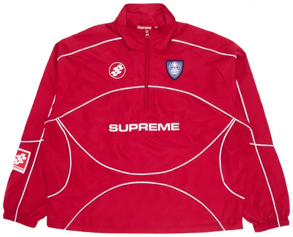 Supreme Reflective Piping Pullover 'Red'