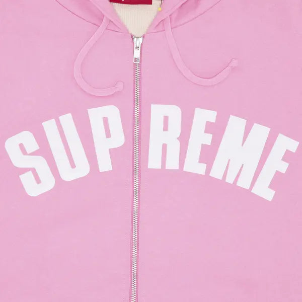 Supreme Arc Thermal Zip Up Hooded Sweatshirt 'Pink'