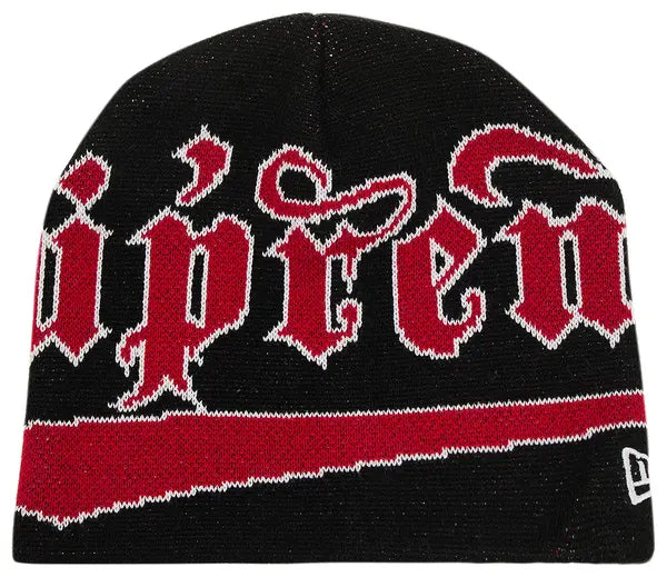 Supreme New Era Accent Beanie 'Black'