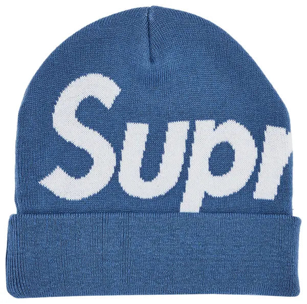 Supreme Big Logo Beanie 'Slate'