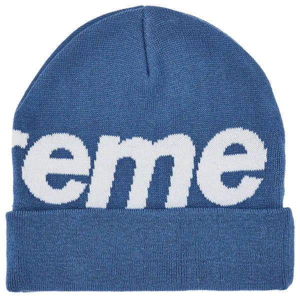 Supreme Big Logo Beanie 'Slate'