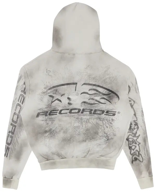 Hellstar HStar Records Hoodie 'White'