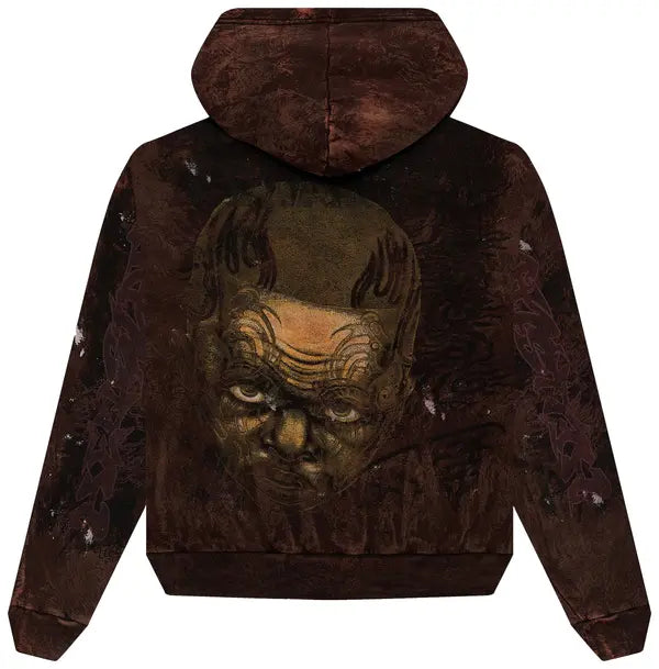 Hellstar Graffiti Hoodie 'Brown'