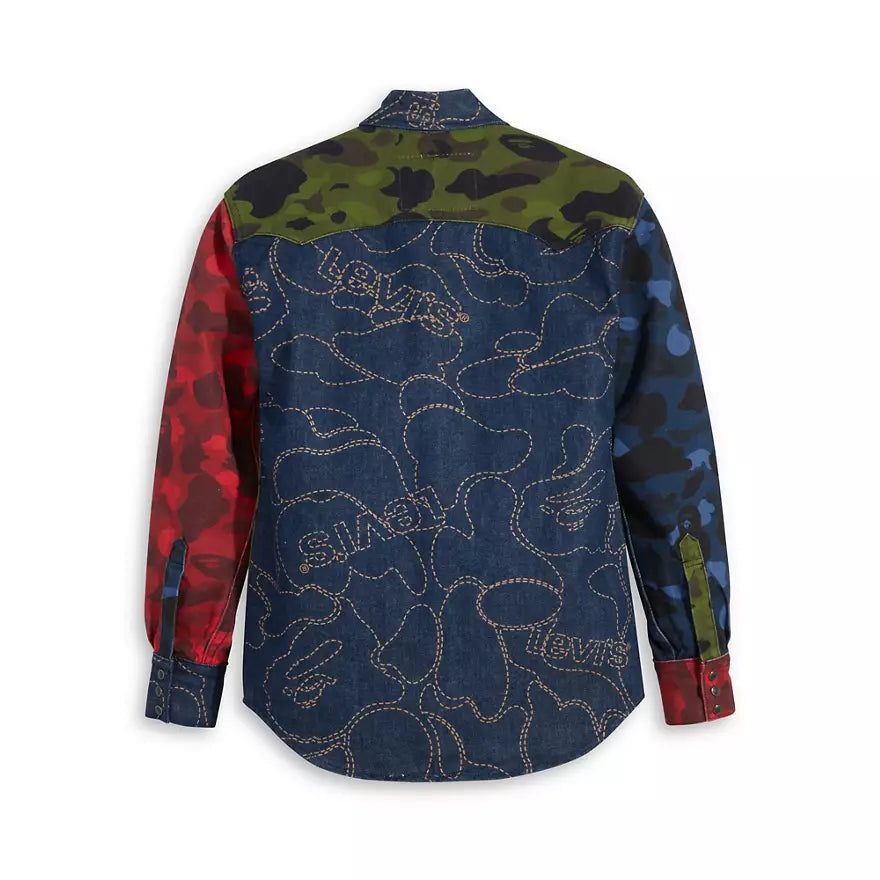 Levi's® X Bape Madras Plaid Western Shirt