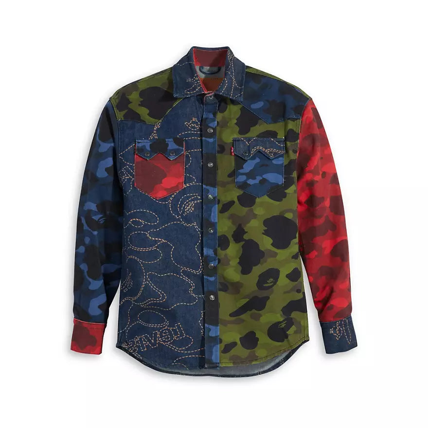 Levi's® X Bape Madras Plaid Western Shirt