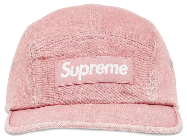 Supreme Denim Camp Cap (SS25) Pink