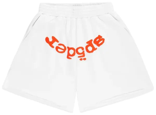 Sp5der Og Web V2 Sweatshort 'White'