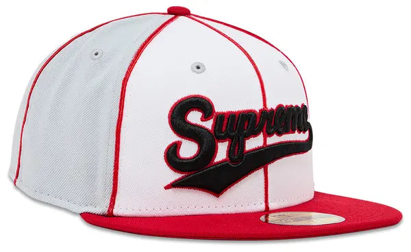 Supreme Piping Script Logo New Era 'Grey'