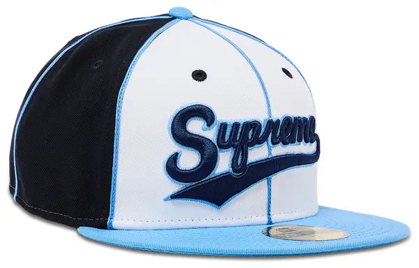 Supreme Piping Script Logo New Era 'Navy'