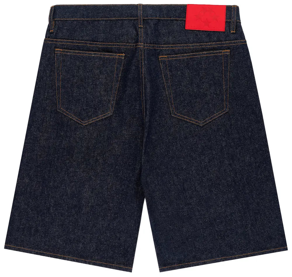 Sp5der V3 Logo Denim Short 'Indigo Denim'
