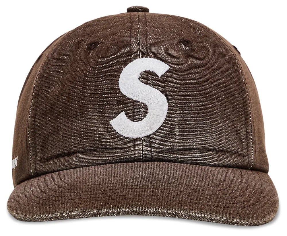 Supreme Cordura Denim S Logo 6-Panel 'Brown'