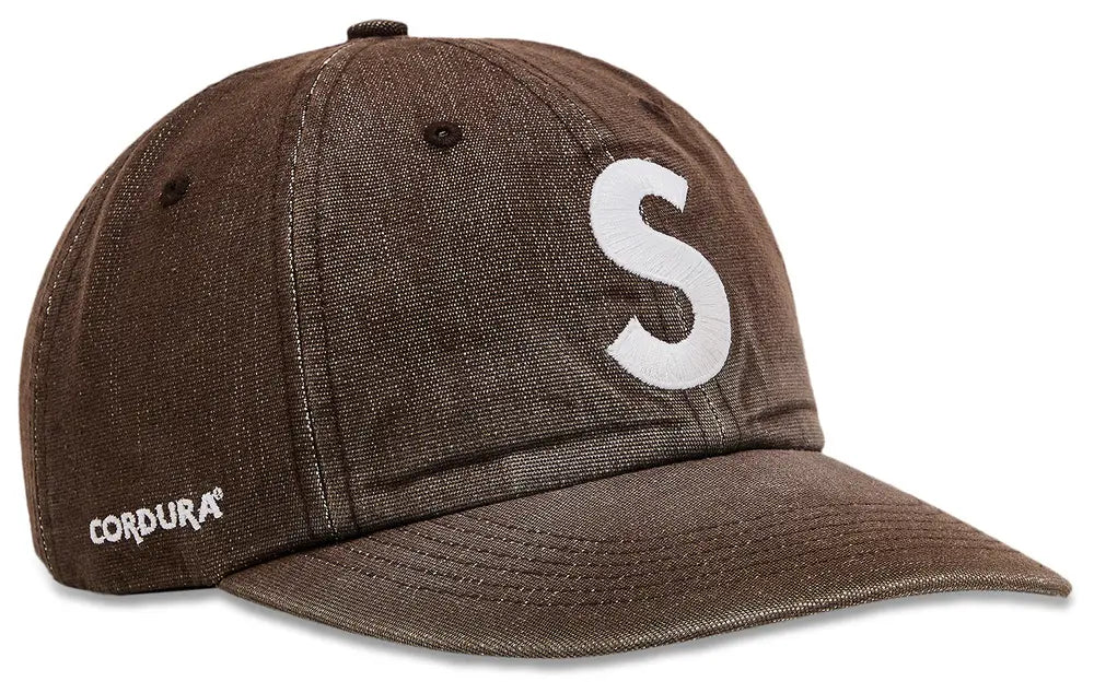 Supreme Cordura Denim S Logo 6-Panel 'Brown'