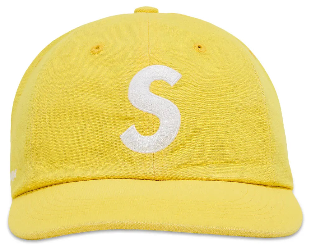 Supreme Cordura Denim S Logo 6-Panel 'Yellow'