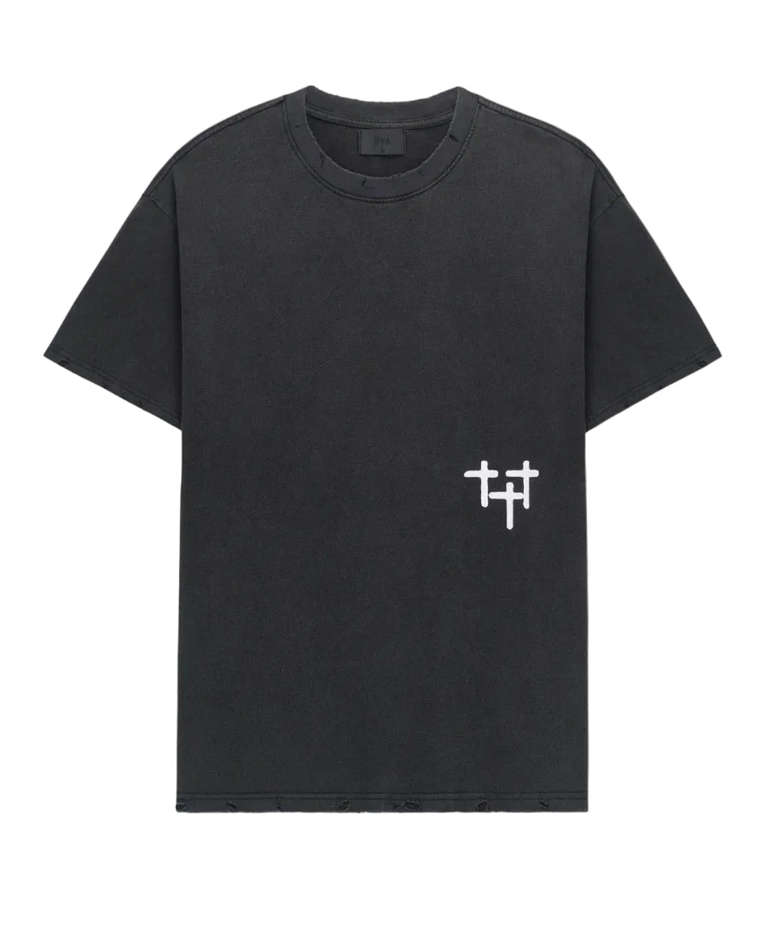 COLIN OVERSIZED SHORT SLEEVE TEE | BLACK SMOKY STARS