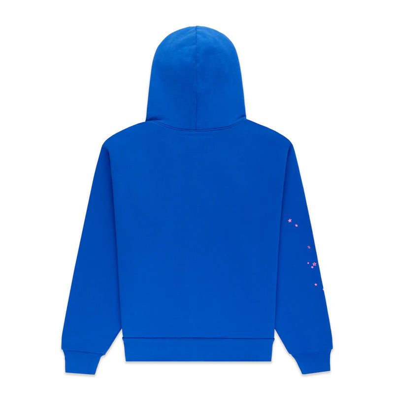 Spider Worldwide Sp5der Angel Number Blue Hoodie