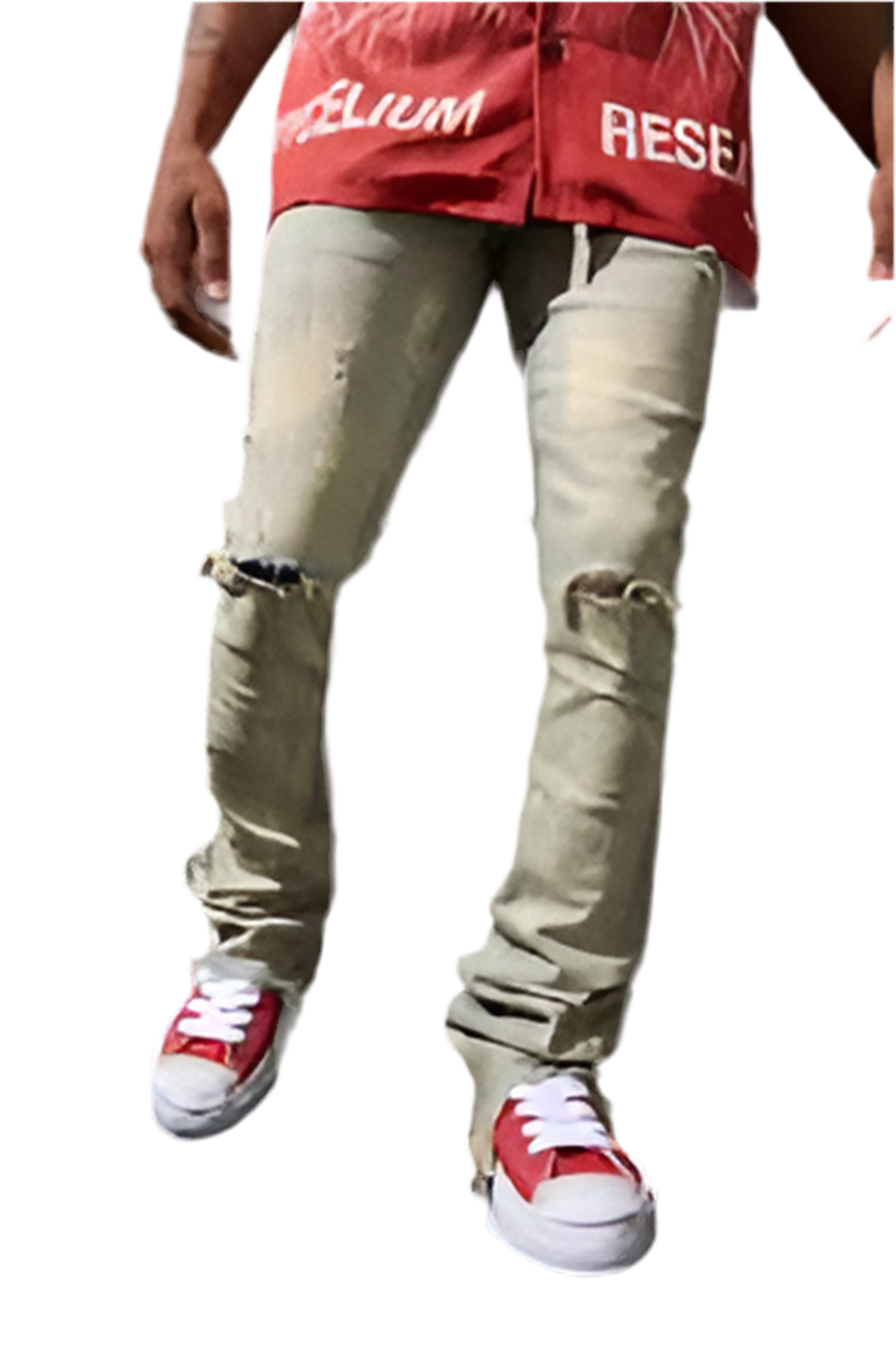 "SULFUR" Stacked Jeans serenede