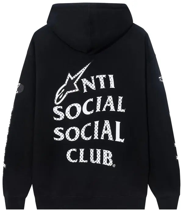 Anti Social Social Club x Alpine Stars Track Hoodie 'Black'