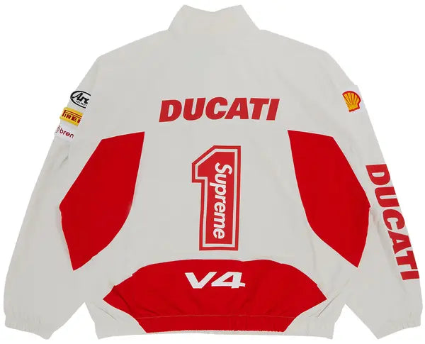 2024 Supreme x Ducati Track Jacket 'Light Grey'