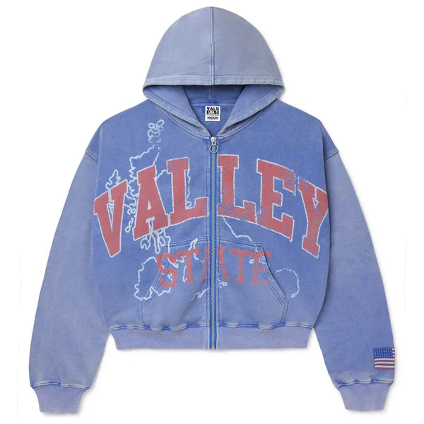 Vale Forever Alumni Zip-Up Hoodie Blue