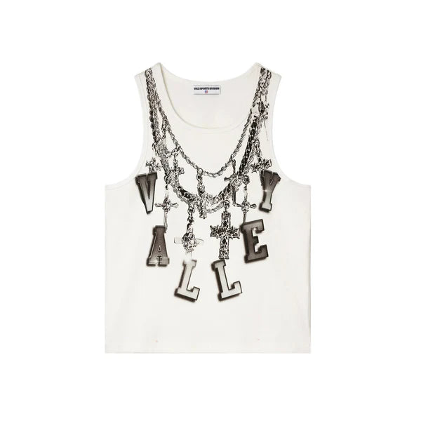 Vale Forever Chain Tank White