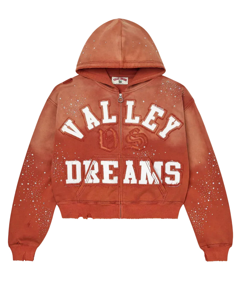CLASSICO ZIP UP HOODIE [ORANGE