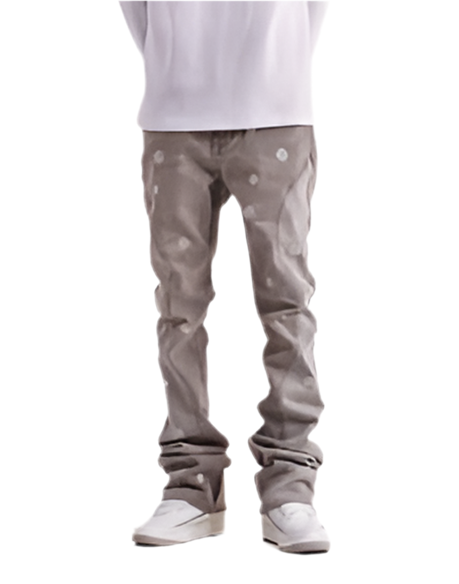 EDEN STACKED JEANS grey serenede