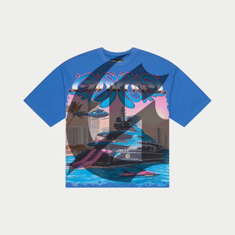 Godspeed “Memento Vivere” Royal Blue Tee