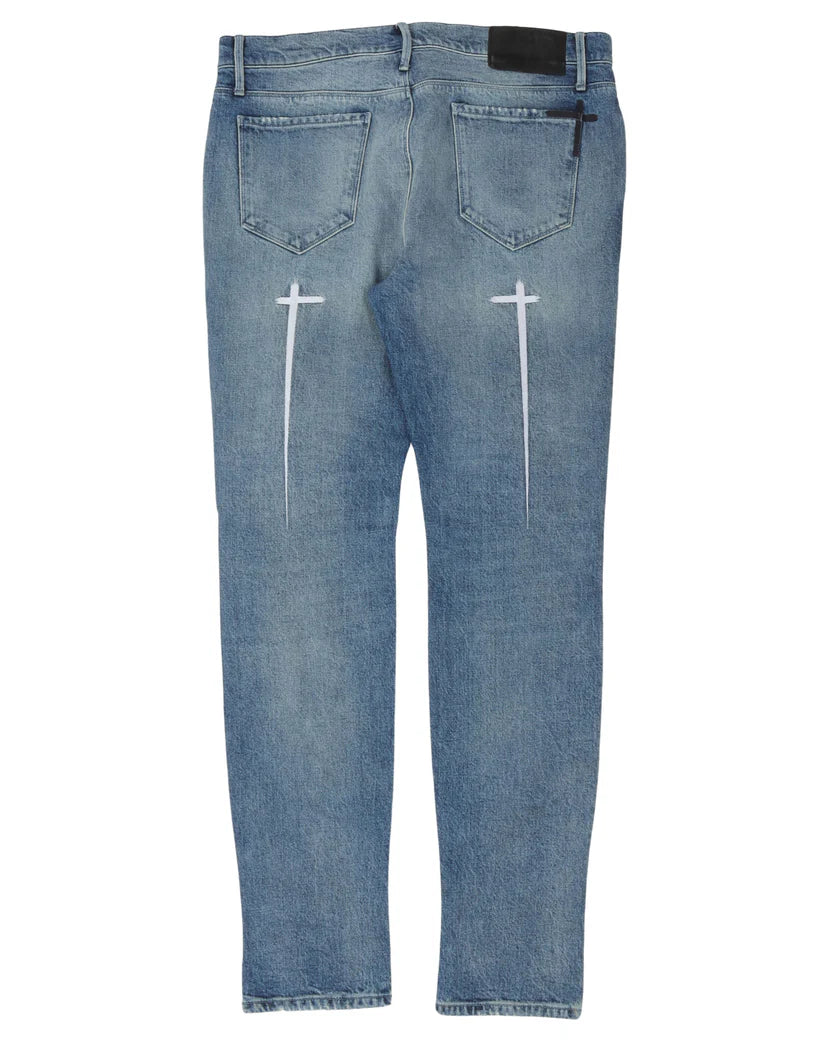 RTA Embroidered Skinny Jeans