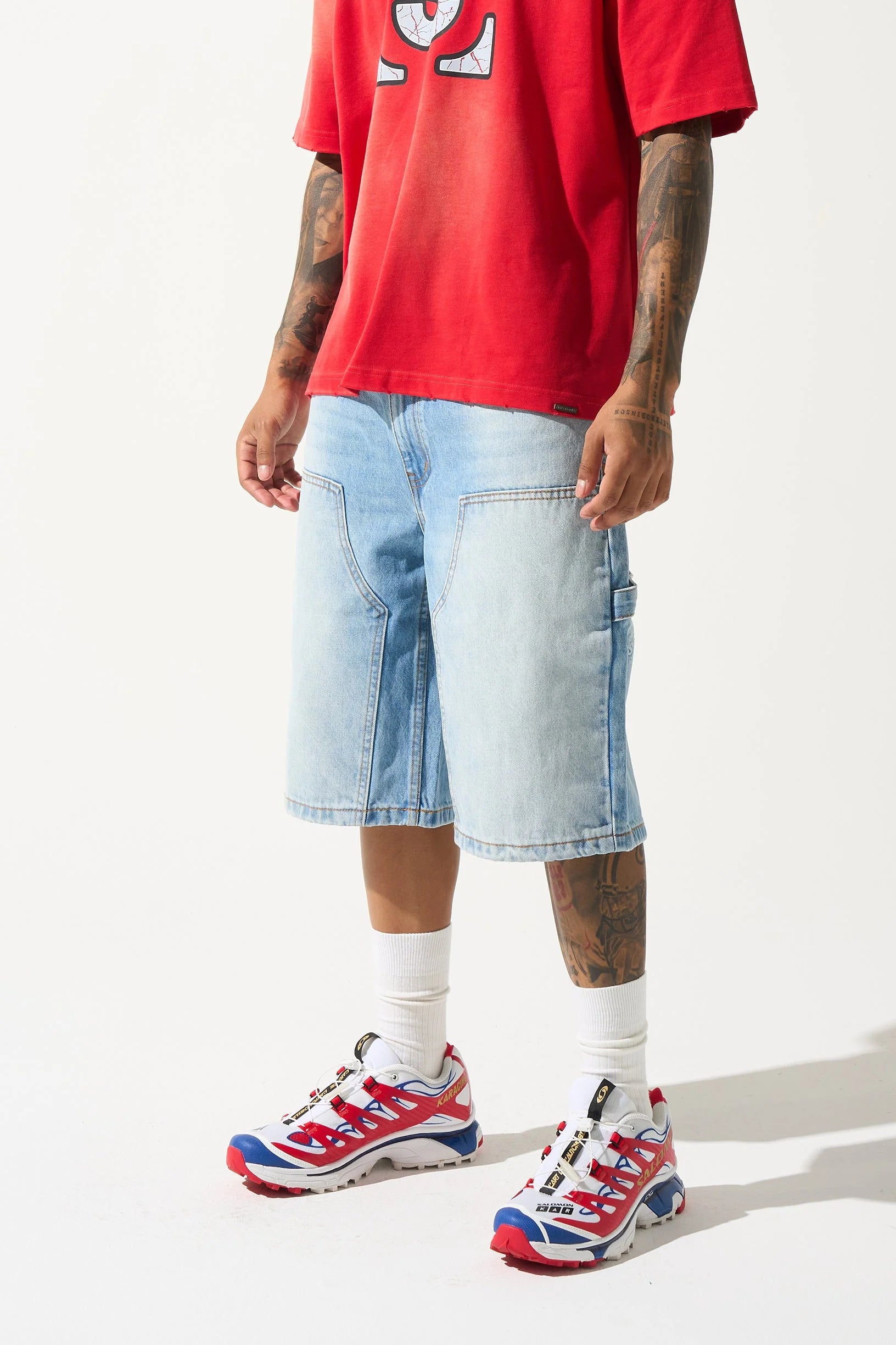 "SALINE" Denim Shorts Serenede