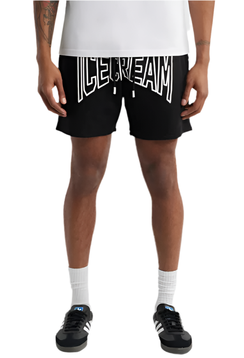 icecream  Shot Cotton French Terry Sweat Shorts
