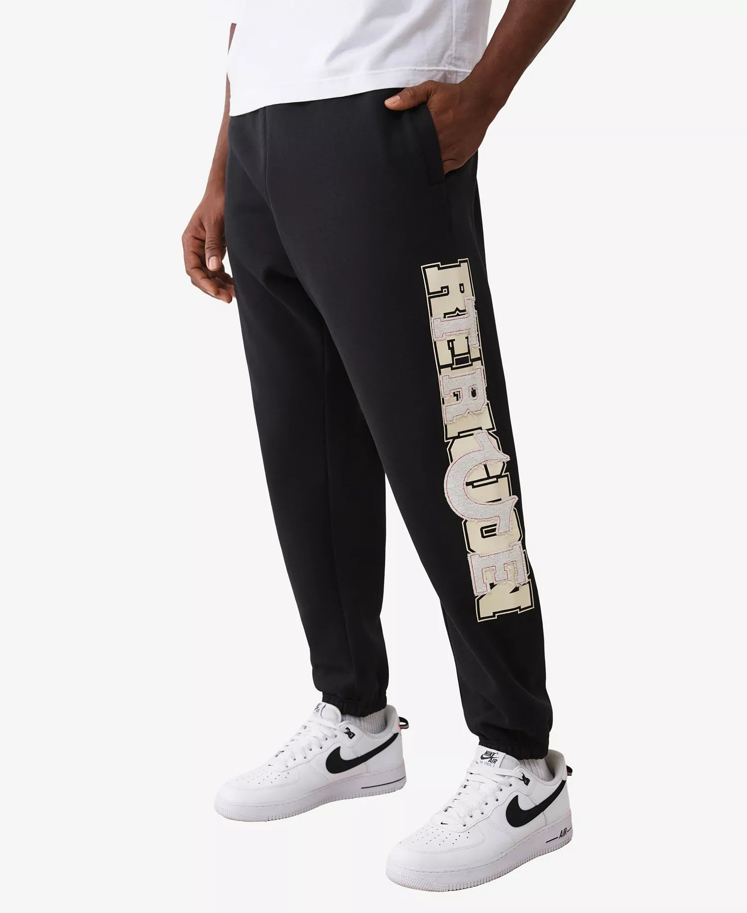 True Religion Men's Applique Regular-Fit Joggers
