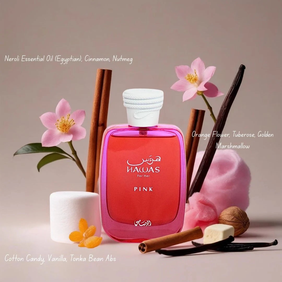 Hawas Pink For Her Eau de Parfum Spray