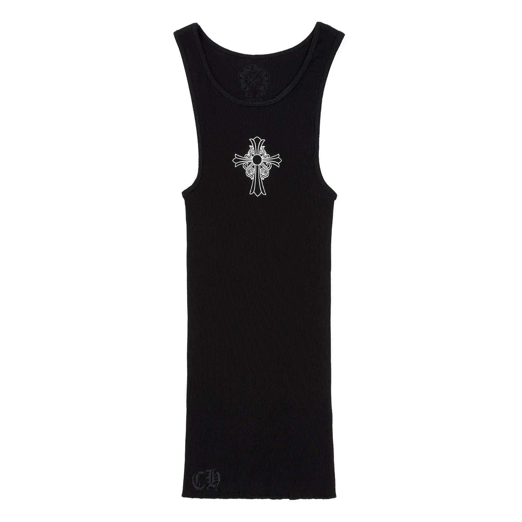 Chrome Hearts Hairy Cross Rib Tank Black