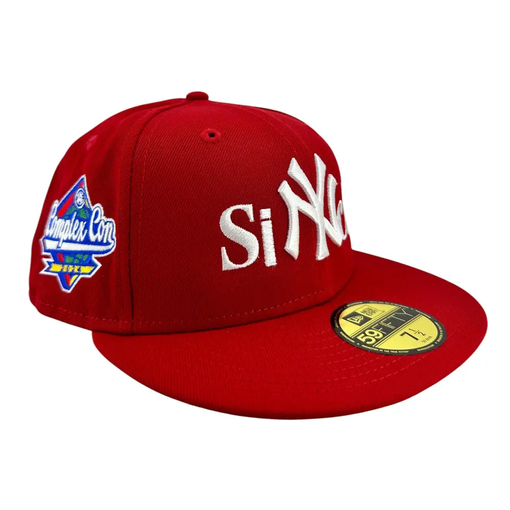 NY ComplexCon Exclusive Fitted Hats Red