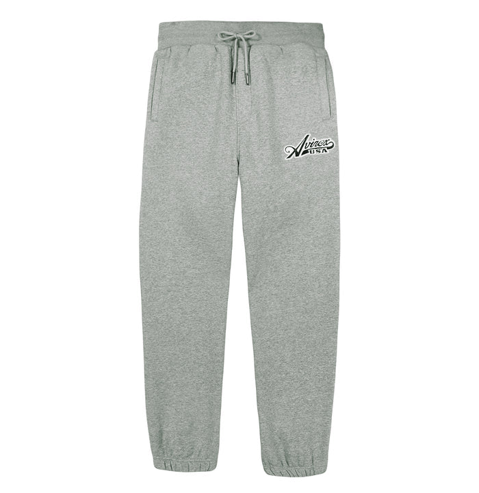SCRIPT JOGGER HEATHER GREY