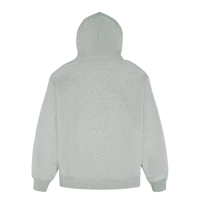 SCRIPT HOODIE HEATHER GREY
