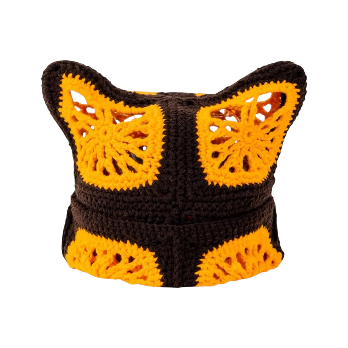 Sunset Tree Crochet Cat Hat